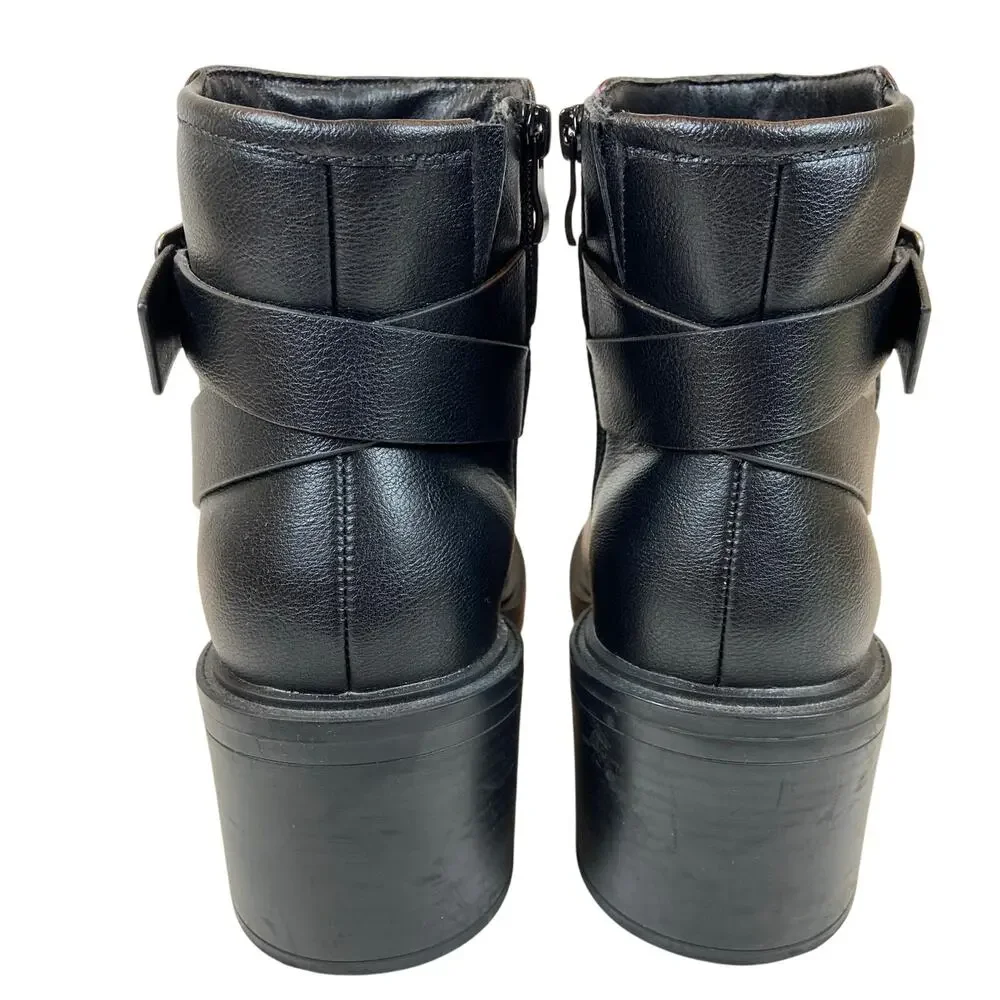 Torrid Faux Leather Booties Extra Wide Women's 7.5 WW